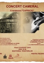 Concert Cameral Cvartetul Capricio la Bastionul Ţesătorilor Braşov