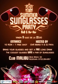 Summer Sunglasses Party