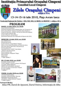 Zilele Oraşului Cîmpeni 2010