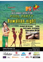 Hawaiian Night Pool Party
