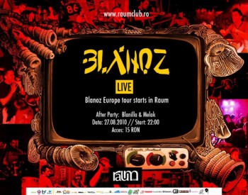 Concert Blanoz în Club Raum din Cluj-Napoca