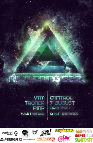 No Turning Back în Club Control din Bucureşti
