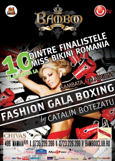 Fashion Boxing Gala în Club Bamboo din Mamaia
