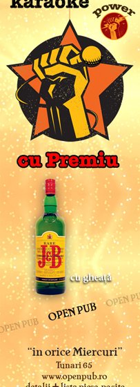 Karaoke în Open Pub din Bucureşti