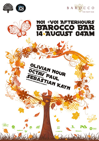 Olivian Nour, Octav Paul & Sebastian Kayn la Barocco Bar din Bucureşti
