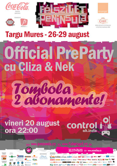 Peninsula 2010 Official PreParty în Club Control din Bucureşti