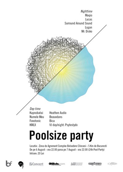 Poolsize Party la Complexul Belvedere din Clinceni