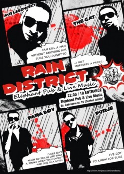 Concert Rain District în Elephant Pub din Bucureşti