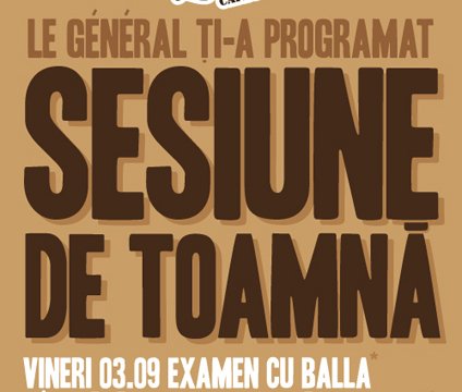 Sesiune de toamnă