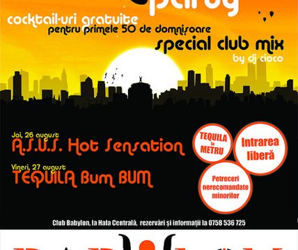 Weekend la Club Babylon