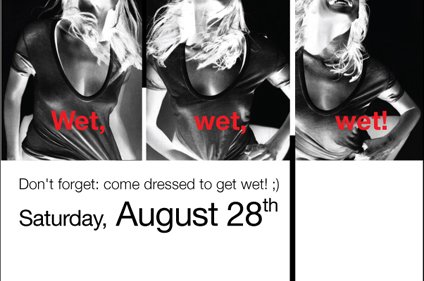 Wet, wet, wet!