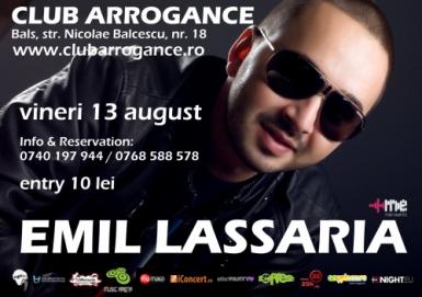 Emil Lassaria în Club Arrogance din Bals