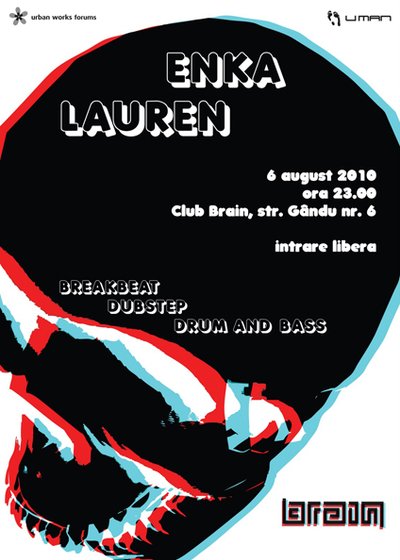 Enka & Lauren în Club Brain din Iaşi