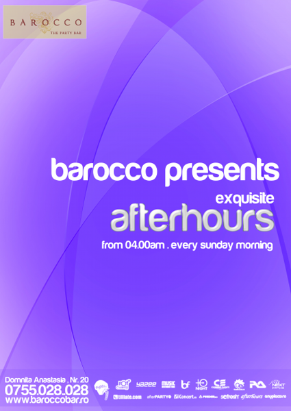 Exquisite Afterhours la Barocco Bar din Bucureşti