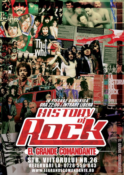 History of Rock în El Grande Comandante din Bucureşti