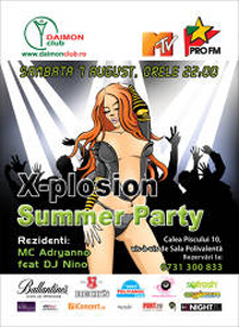 X-Plosion Summer Party la Daimon Club din Bucureşti