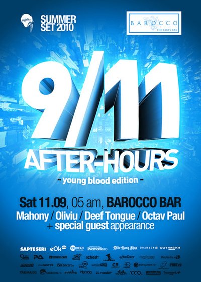 9/11 After-Hours la Barocco Bar din Bucureşti