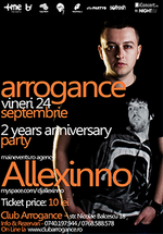 Alexinno în Club Arrogance din Bals