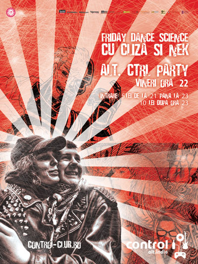 Alt.Ctrl.Party în Club Control din Bucureşti