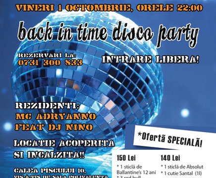 Back in time disco party