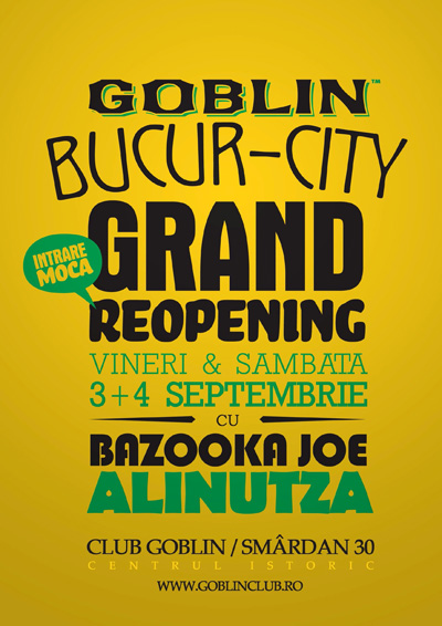Bucur-City Grand Reopening în Globlin Club din Bucureşti