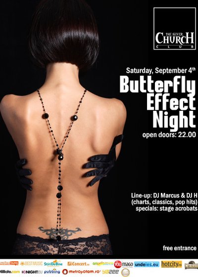 ButterflyEffect Night în The Silver Church din Bucureşti
