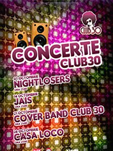 Concerte în Club 30