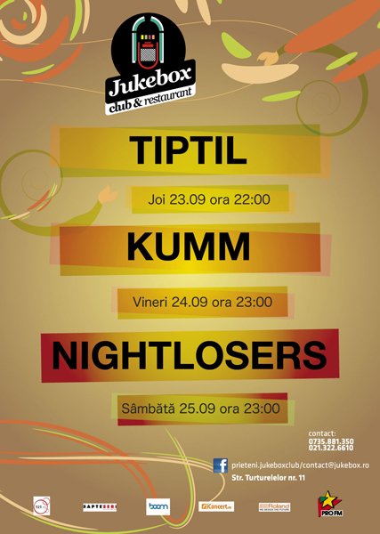 Concerte în Club Jukebox
