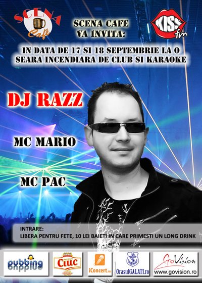 DJ Razz, MC Mario & MC Pac la Scena Cafe din Galaţi