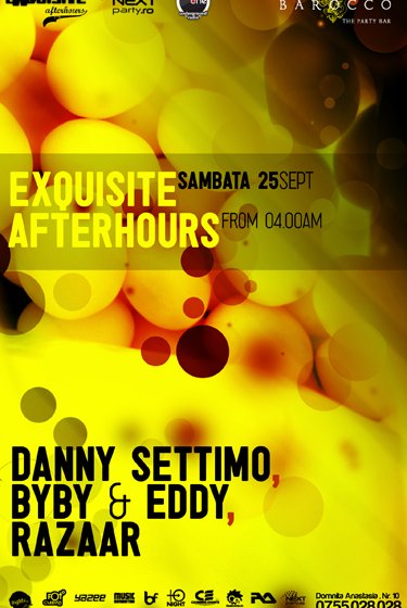 Exquisite Afterhours în Barocco Bar din Bucureşti