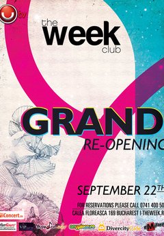 Grand Reopening The Week Club