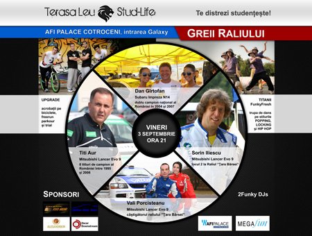 Greii raliului la Stud-Life