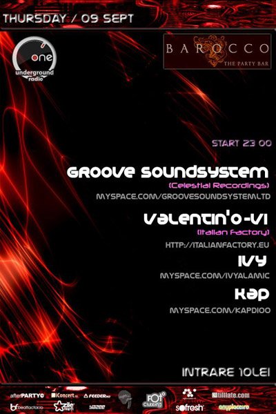 Groove Soundsystem, Valentin’o-Vi, Ivy & Kep