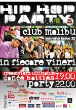 Hip Hop Party în Club Malibu din Bucureşti