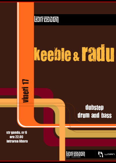 Keelbe & Radu în Club Brain din Iaşi