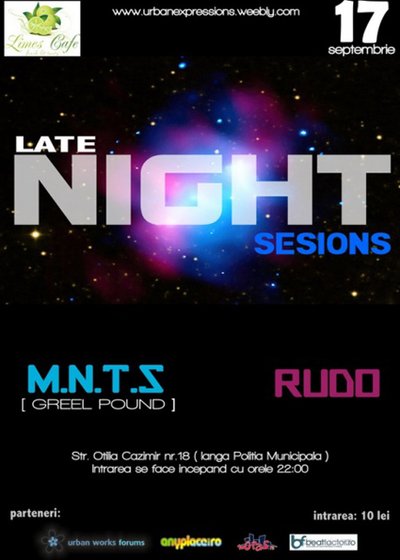 Late Night Sessions la Limes Cafe din Iaşi