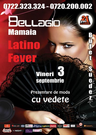 Latino Fever la Bellagio Club din Mamaia