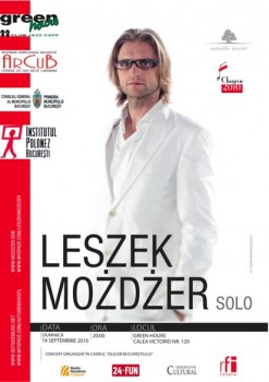 Concert Leszek Mozdzer la Green Hours din Bucureşti