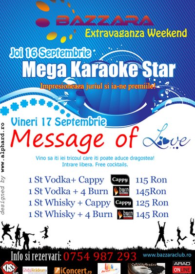 Mega Karaoke Star la Bazzara Club din Arad
