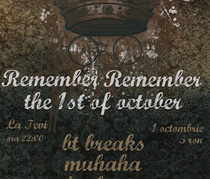 Remember the 1st of october