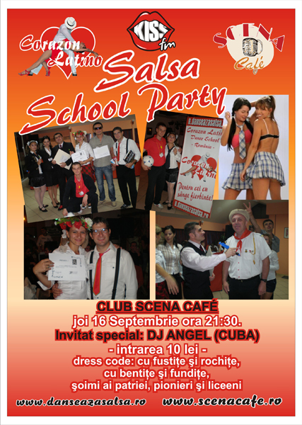 Salsa School Party la Scena Cafe din Galaţi