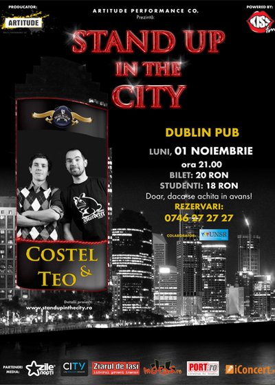 Stand up in the city la Dublin Pub din Iaşi