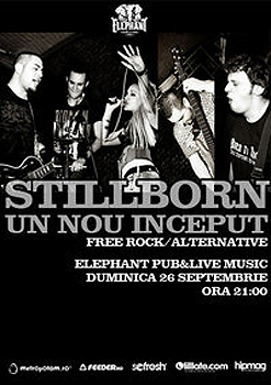 Concert Stillborn la Elephant Pub din Bucureşti