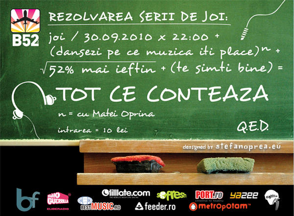 Tot ce contează în Club B52 din Bucureşti