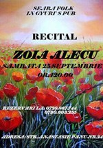Concert Zoia Alecu la Gyuri’s Pub din Bucureşti
