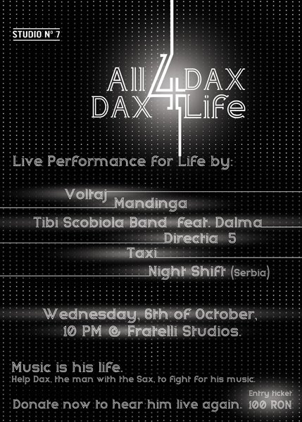 All 4 Dax, Dax 4 Life