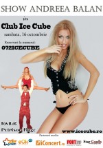 Andreea Bălan şi Petrisor Ruge la Club Ice Cube din Breaza