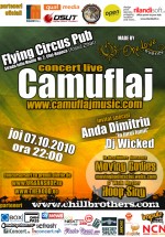 Concert Camuflaj la Flying Circus Pub din Cluj-Napoca