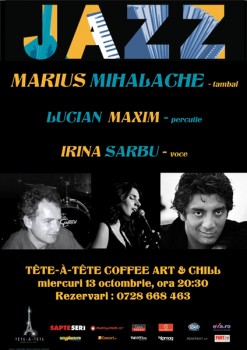 Concert Jazz la Tête-à-Tête Coffee Art & Chill din Bucureşti