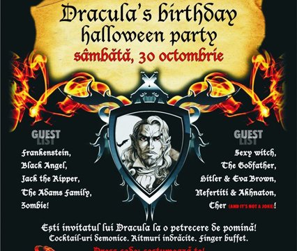 Dracula’s Birthday Halloween Party
